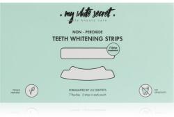 My White Secret Non - Peroxide Teeth Whitenings Strips fogfehérítő szalag a fogakra 7 db