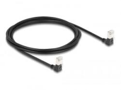 Delock RJ45 hálózati kábel Cat. 6A S/FTP 2m fekete (80300) (80300)