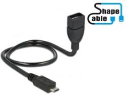 Delock USB 2.0 Micro-B apa > USB 2.0 Type-A anya kábel 0, 5m (83928) (83928)