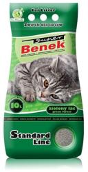 Super Benek Super Standard Green Forest nisip pentru litiera, miros de pin 10 L x 2 (20 l)