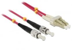 Delock OM4 optikai kábel LC/ST csatlakozás 10m (84868)
