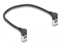 Delock RJ45 hálózati kábel Cat. 6A S/FTP 0, 25m fekete (80279) (80279)