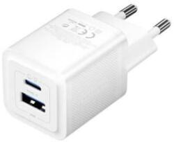 Vention USB-A + USB-C hálózati töltő 30W fehér (FEQW0-EU)