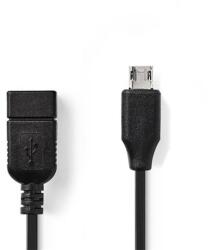 Nedis CCGP60515BK02 USB 2.0 OTG KÁBEL 0, 2 M (CCGP60515BK02)