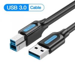 Vention USB-A 3.0 -> USB-B 3.0 kábel 2m fekete (COOBH)