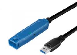 LogiLink USB 3.2 Gen1 USB-A/M - USB-A/F erősítő kábel 30m (UA0401)