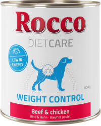 Rocco 12x800g Rocco Diet Care Weight Control marha & csirke nedves kutyatáp