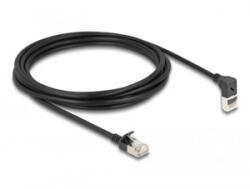 Delock RJ45 hálózati kábel Cat. 6A S/FTP 1m fekete (80287) (80287)