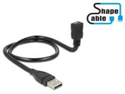 Delock USB 2.0 Type-A apa > USB 2.0 Micro-B anya kábel 50cm (83922)
