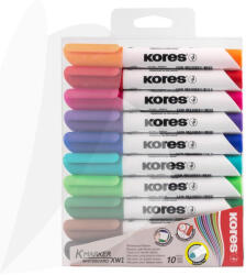 Kores Marker whiteboard 10/Set 3 mm, cutie plastic KORES (KO20800)