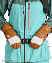 ORTOVOX Full Leather ujjatlan női kesztyű, sörtebarna (M)