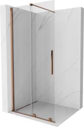 Mexen Velar, tolóajtó Walk-In típusú nyílásba 75 cm, 8 mm átlátszó üveg, rózsaszín arany, 871-075-000-03-60 (871-075-000-03-60)