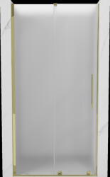 Mexen Velar, tolózuhanyajtó nyitáshoz 110 cm, 8 mm-es matt üveg, arany fényes, 871-110-000-31-50 (871-110-000-31-50)