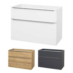 Mereo Mereo, Mailo, fürdőszoba szekrény 101 cm, riviera tölgy, MER-CN522S (MER-CN522S)