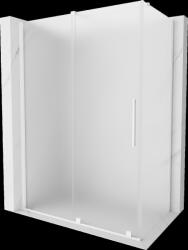 Mexen Velar, zuhanykabin tolóajtóval 140 x 85 cm, 8 mm-es matt üveg, fehér matt, 871-140-085-31-20 (871-140-085-31-20)