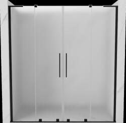 Mexen Velar L Duo, tolózuhanyajtó nyitáshoz 170 cm, 8 mm-es matt üveg, fekete matt, 871-170-003-32-70 (871-170-003-32-70)