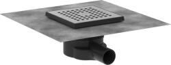 Hansgrohe RainDrain Point, teljes padlólefolyó készlet 150x150, szálcsiszolt rozsdamentes acél, HAN-56248800 (HAN-56248800)