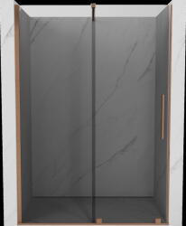 Mexen Velar, tolózuhanyajtó nyitáshoz 150 cm, 8mm szürke üveg, rézmatt, 871-150-000-41-65 (871-150-000-41-65)