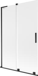 Mexen Velar L, 2 szárnyas eltolható kádparaván 120 x 150 cm, 8 mm mattüveg, fekete matt, 896-120-003-31-70 (896-120-003-31-70)