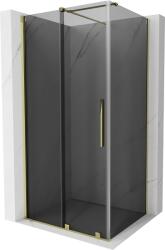 Mexen Velar, zuhanykabin tolóajtóval 140 x 90 cm, 8mm szürke üveg, arany fényes, 871-140-090-41-50 (871-140-090-41-50)