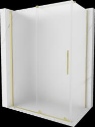 Mexen Velar, tolóajtós zuhanykabin 160 x 70 cm, 8 mm matt üveg, arany matt, 871-160-070-31-55 (871-160-070-31-55)