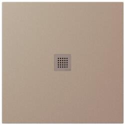 POLYSAN Öntött márványból készült Polysan, TRENECA zuhanytálca 90x90cm méretállítási lehetőséggel, matt bézs, 84300.81 (84300.81)