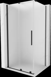 Mexen Velar, tolóajtós zuhanykabin 140 x 90 cm, 8 mm-es matt üveg, fekete matt, 871-140-090-31-70 (871-140-090-31-70)