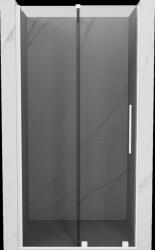 Mexen Velar, tolózuhanyajtó nyitáshoz 110 cm, 8mm szürke üveg, fehér matt, 871-110-000-41-20 (871-110-000-41-20)