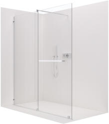 Cerano - Zuhany paraván Medin L/P - króm, átlátszó üveg - 160x195 cm - kétrészes fix (CER-CER-478000)
