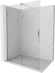 Mexen Velar, tolóajtó a nyílásba Walk-In típus 140 cm, 8 mm átlátszó üveg, króm, 871-140-000-03-01 (871-140-000-03-01)