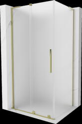 Mexen Velar L, zuhanykabin tolóajtóval 110 x 100 cm, 8 mm-es mattüveg, arany fényes, 871-110-100-33-50 (871-110-100-33-50)