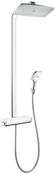 Hansgrohe Raindance E, Showerpipe 360 1jet termosztáttal, fehér/króm, HAN-27112400 (HAN-27112400)