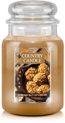 Kringle Candle Country Candle Biscuiti cu unt de migdale lumanare mare cu 2 fitiluri (737 g),