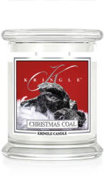 Kringle Candle Lumânare Kringle Candle Christmas Coal lumanare parfumata medie 2 fitil (411 g),