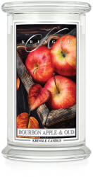 Kringle Candle Lumanare Kringle Candle Bourbon Apple & Oud lumanare mare cu 2 fitiluri parfumate (624 g),