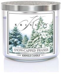 Kringle Candle Lumânare Kringle TUMBLER Lumânare parfumată cu 3 fitiluri Fraser Snow Capped 411g,