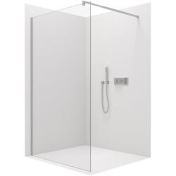 Cerano - Zuhany paraván Walk-in Onyx L/R - kerek tartó - króm, átlátszó üveg - 100x200 cm, CER-CER-DY101-100-200 (CER-CER-DY101-100-200)