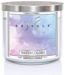 Kringle Candle Lumânare Kringle TUMBLER Lumânare parfumată cu 3 fitiluri Watercolors 411g,