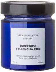 Vila Hermanos Lumanare parfumata Vila Hermanos Apothecary Albastru Cobalt Tuberoza si Magnolia 150g,