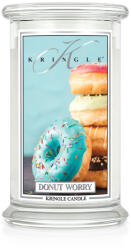 Kringle Candle Donut Worry lumanare mare cu 2 fitiluri parfumate (624 g),