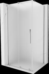 Mexen Velar, tolóajtós zuhanykabin 100 x 70 cm, 8 mm-es mattüveg, króm, 871-100-070-31-01 (871-100-070-31-01)