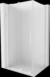 Mexen Velar L, tolóajtós zuhanykabin 100 x 70 cm, 8 mm-es matt üveg, fehér matt, 871-100-070-33-20 (871-100-070-33-20)