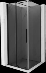 Mexen Velar, tolóajtós zuhanykabin 100 x 100 cm, 8mm szürke üveg, fekete matt, 871-100-100-41-70 (871-100-100-41-70)