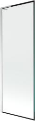 Mexen Next L, 1 szárnyú kádparaván 70 x 150 cm, 6mm átlátszó üveg-fekete mintás, króm profil, 895-070-000-03-70-01 (895-070-000-03-70-01)