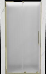 Mexen Velar L, tolózuhanyajtó nyitáshoz 110 cm, 8 mm-es matt üveg, arany fényes, 871-110-003-31-50 (871-110-003-31-50)