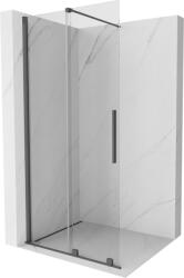 Mexen Velar, nyílásba tolóajtó Walk-In típusú 120 cm, 8 mm átlátszó üveg, grafit matt, 871-120-000-03-66 (871-120-000-03-66)