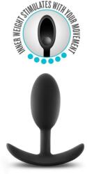 Blush Novelties Dop Anal Adventures Vibra Slim Medium, Negru, 10 Cm