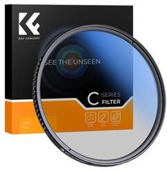 K and F Concept K&F Concept Classic Series CPL cirkuláris polár szűrő, 55 mm (KF-01-1436) - tripont