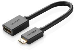 UGREEN 20137 Mini HDMI-HDMI adapter, 22 cm (fekete)