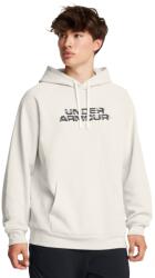 Under Armour Rival Fleece Textured Glitch Hoodie XL | Bărbați | Hanorace | Alb | 1389428-110